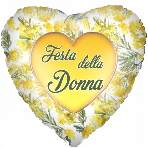 Palloncino Cuore Festa della Donna 18 - mylar